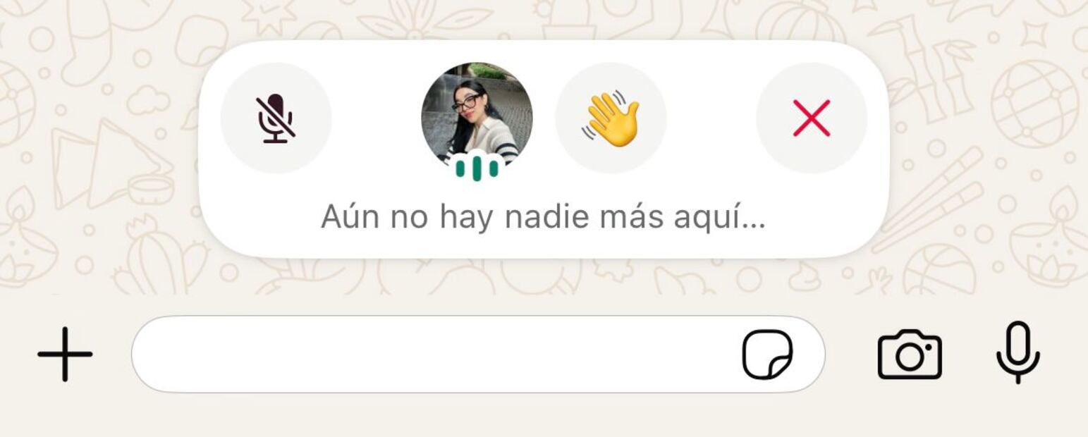 Así se ven los chats de audio en WhatsApp. Foto: Captura de pantalla