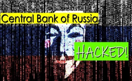 Anonymous hackea el Banco Central de Rusia