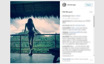 Sorprende foto "esquelética" de Diane Kruger