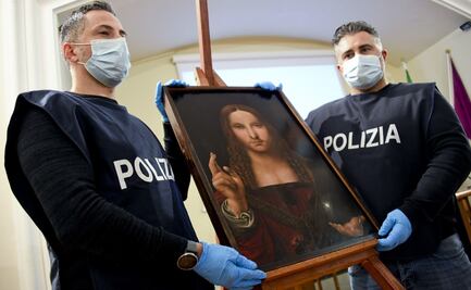 Recuperan un "Salvator Mundi" del taller de Da Vinci; por la pandemia no se habían percatado del robo