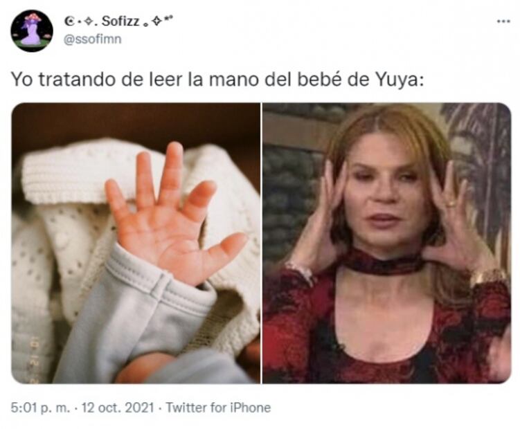 "Mar ya está en la Tierra": Esta es la primera foto del bebé de Yuya y Siddhartha