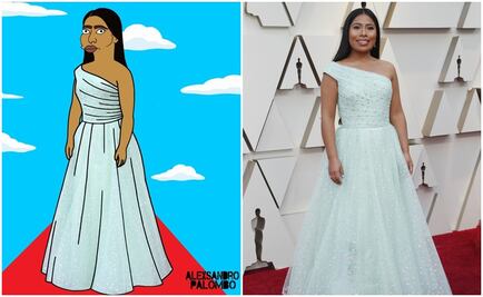 Yalitza Aparicio defiende su origen al estilo Simpson