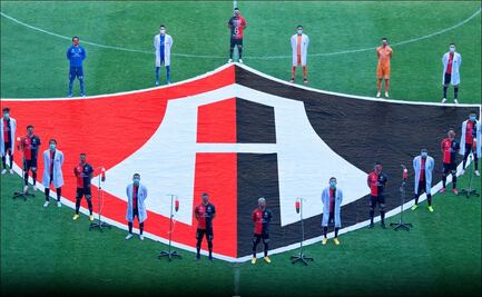 El Atlas dedica su foto oficial a los médicos que luchan contra el Covid-19