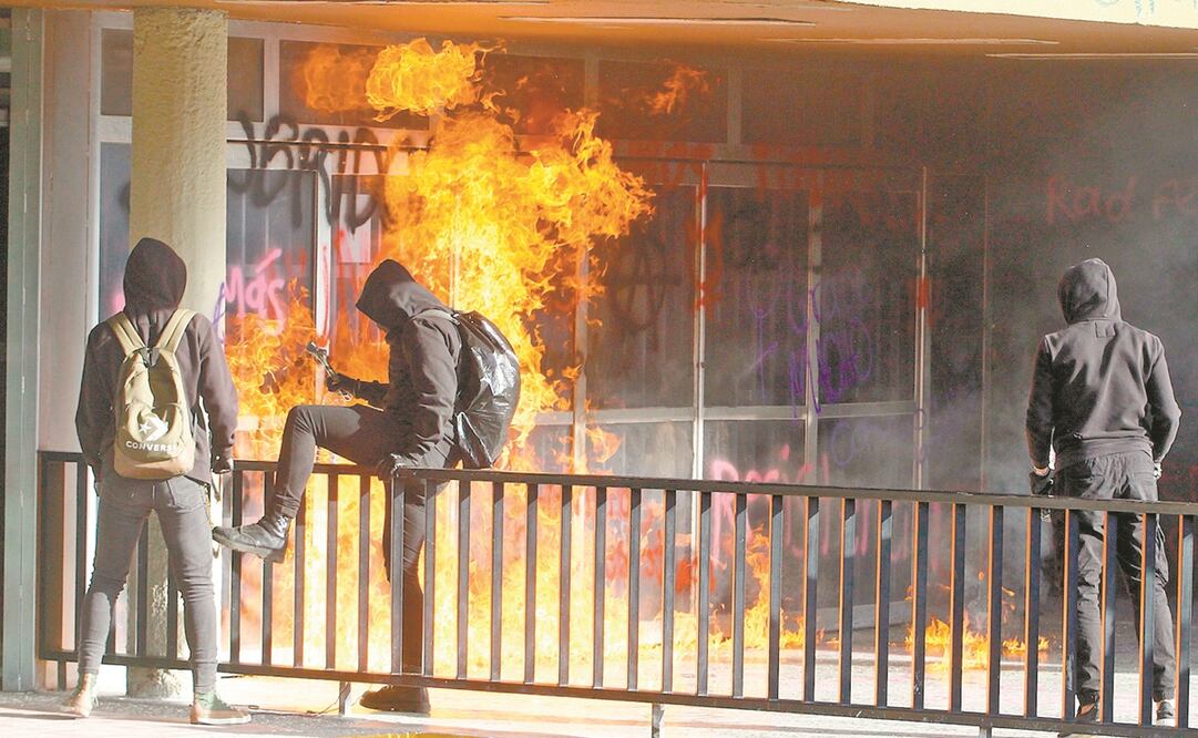 Los estudiantes de la UNAM llamaron a un paro generalizado en solidaridad con las demandas de las escuelas que se mantienen cerradas el pasado 10 de marzo de 2023. Foto: Karina Contreras/ Archivo EL UNIVERSAL
