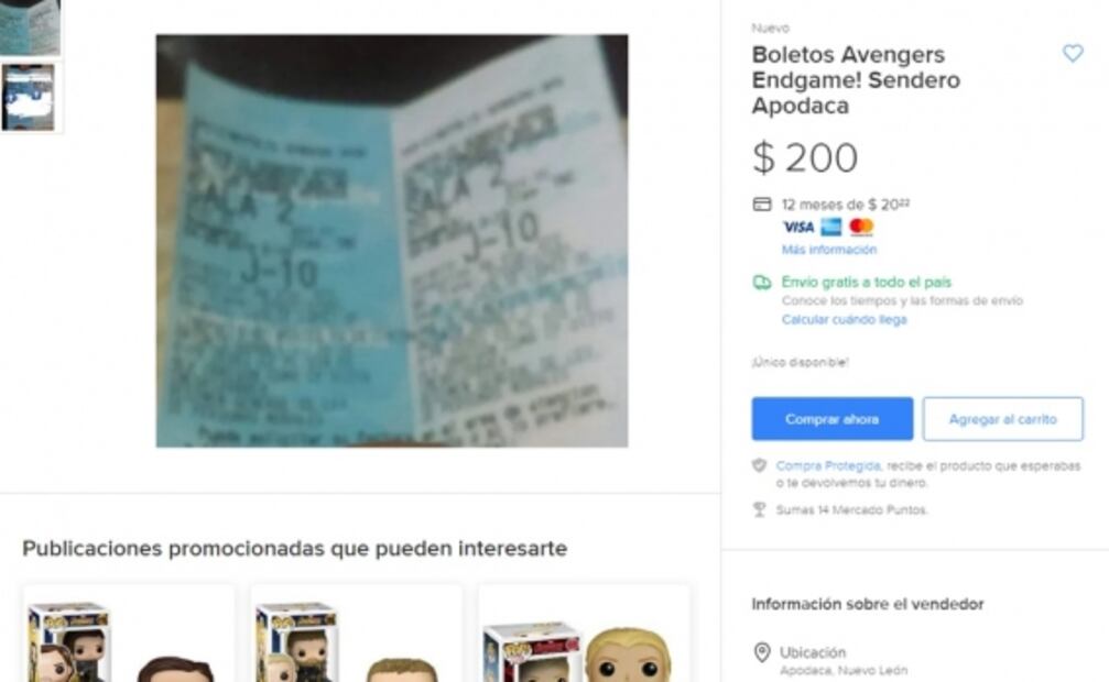 Ya hay reventa de la preventa de los boletos para ver "Avengers:Endgame"