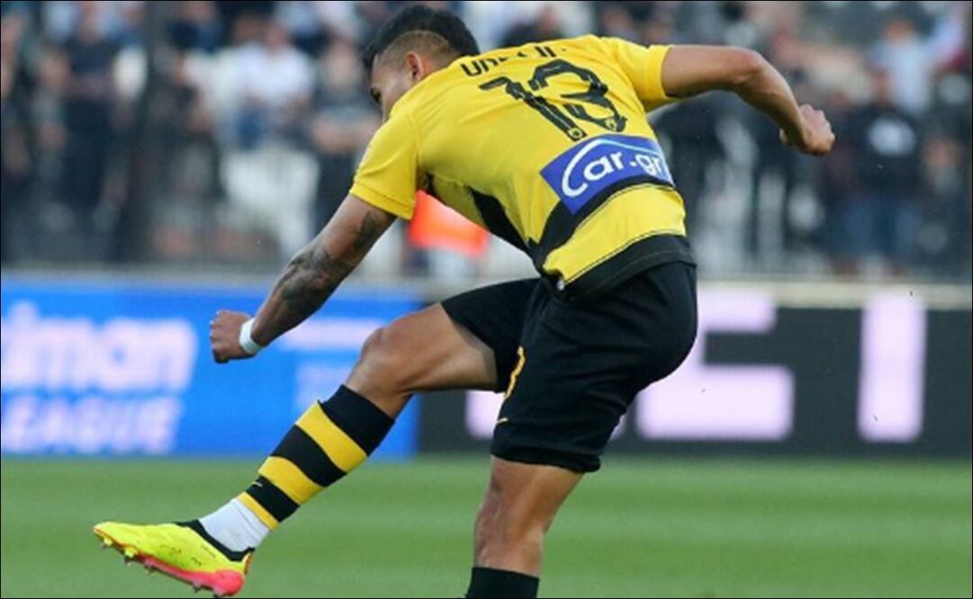 Orbelín Pineda marcó un golazo para el AEK ante el PAOK - Foto: aekfc_official (Instagram)