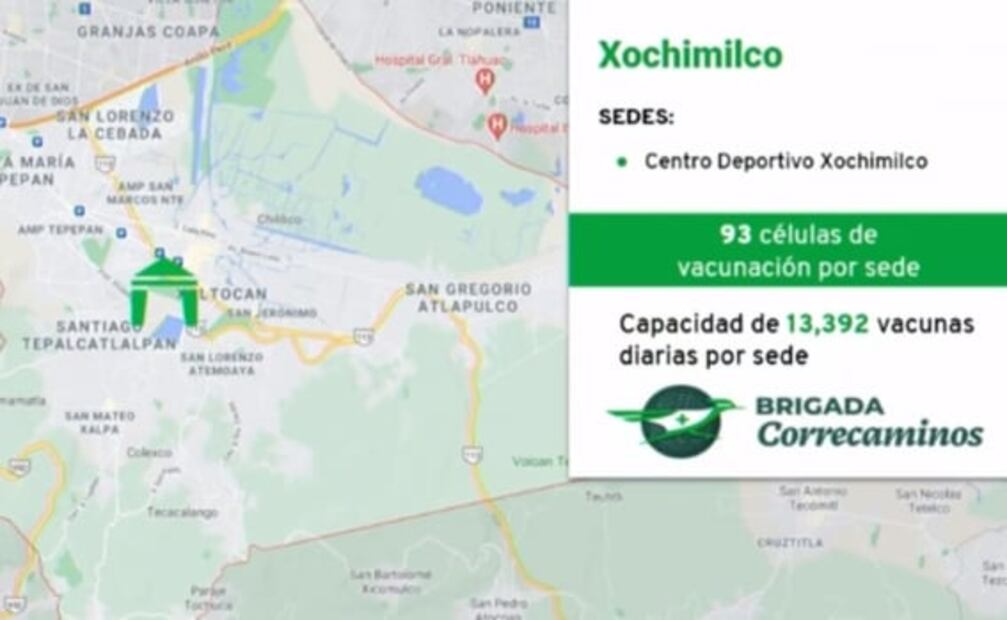 Este martes inicia vacunación Covid para adultos de 40 a 49 años en Xochimilco