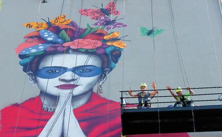 Frida Kahlo: protagonist of Fin DAC mural in Guadalajara