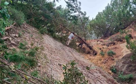 Lluvias dejan deslaves en carreteras de Oaxaca; hay comunidades incomunicadas