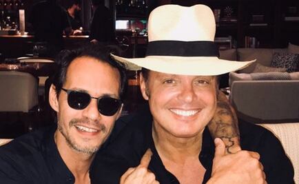 Luis Miguel y Marc Anthony posan juntos y levantan euforia