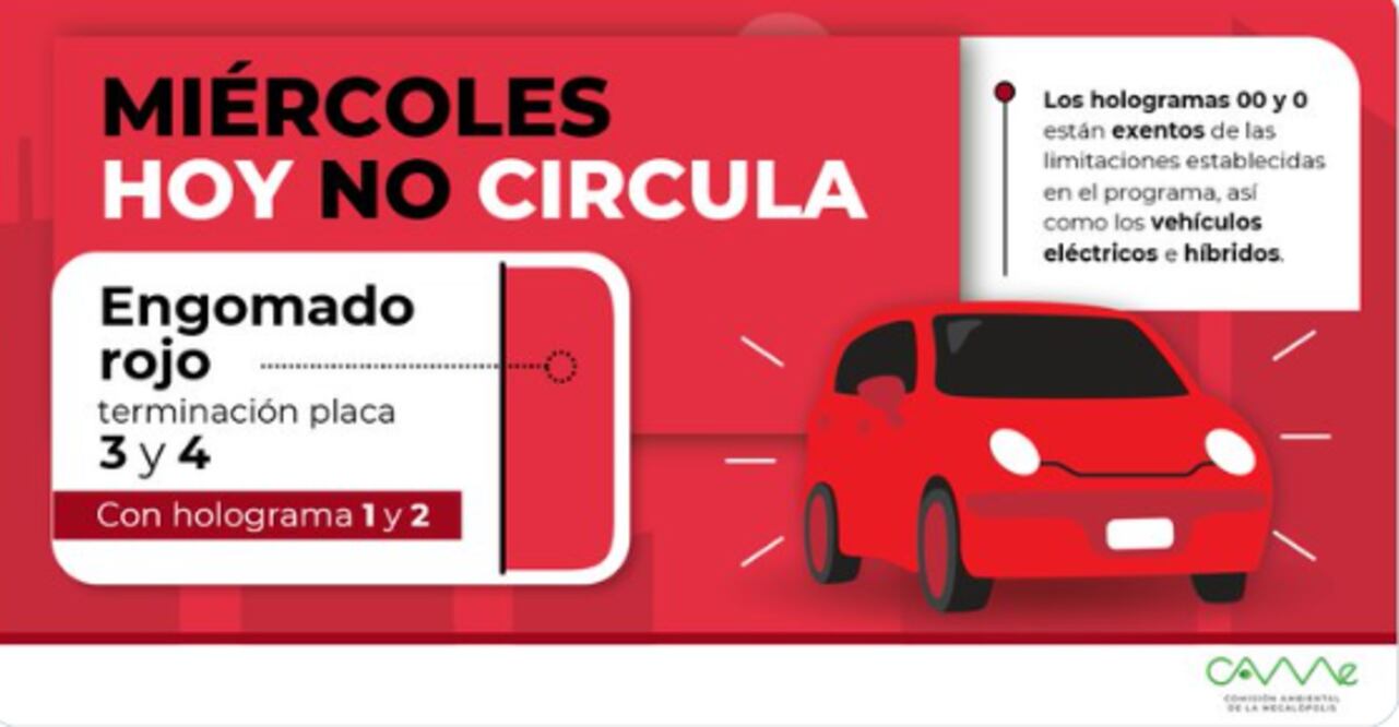 Hoy No Circula 25 de octubre de 2023