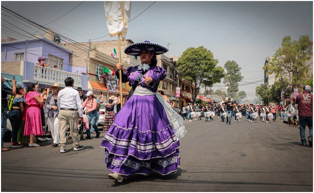 Representación de la Batalla de Puebla del 5 de Mayo de 1862 en el Peñón de los Baños. Foto: Gabriel Pano/ EL UNIVERSAL
