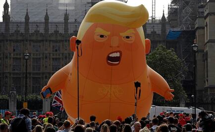 ¿Cómo el globo de “Baby Trump” se convirtió en símbolo de protesta contra el presidente de EU?