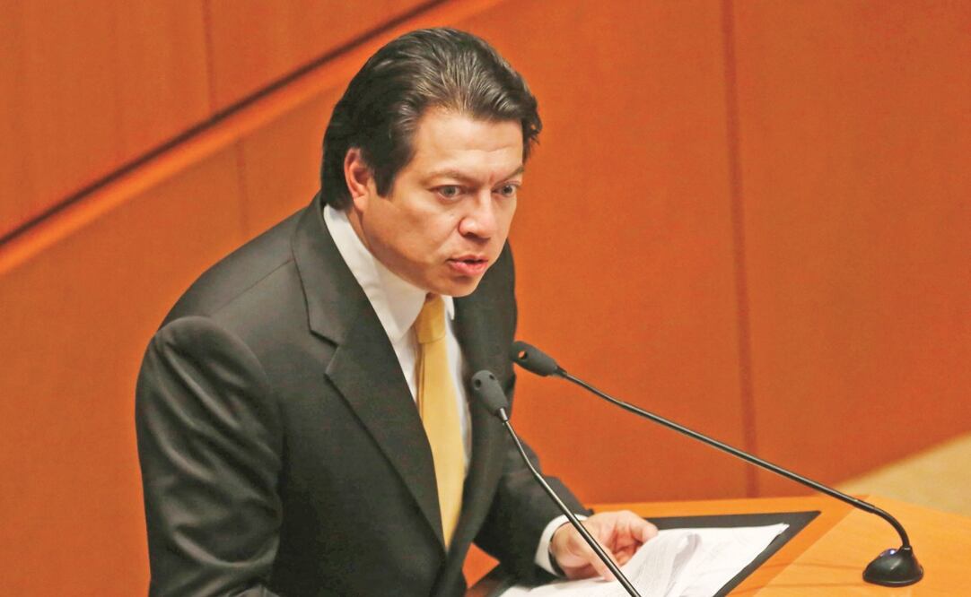 Mario Delgado, coordinador parlamentario de Morena en la Cámara de Diputados (Archivo. EL UNIVERSAL)