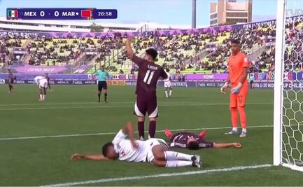 VIDEO: Mateo Levy sufre aparatosa lesión en el juego entre México y Marruecos en el Mundial Sub-20 de la FIFA