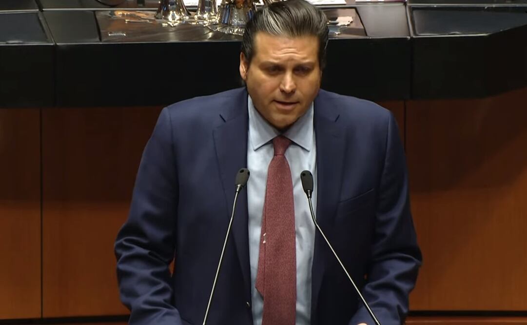 Senador Mario Zamora, del PRI. Foto: Captura de pantalla
