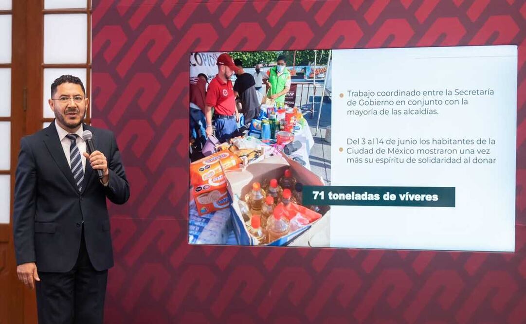 Lo recolectado será distribuído entre las personas afectadas por el huracán Agatha. Foto: Especial 