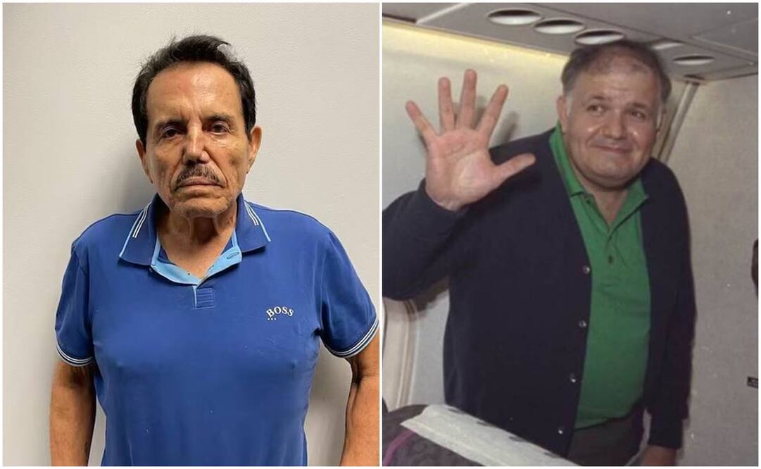 "El Mayo" Zambada y Humberto Álvarez Machain. Fotos: Especial y captura de pantalla