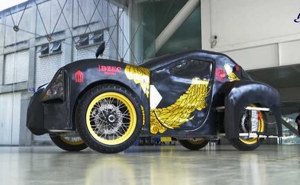 Así es “Mictlán”, el auto eléctrico creado por alumnos de la UNAM