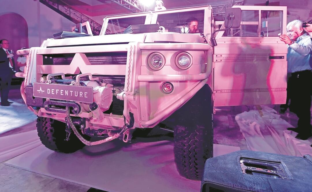 Los vehículos tácticos llegarán a México fabricados desde Holanda y, al finalizar la construcción de la planta, se ensamblarán en Jalisco. foto: BERENICE FREGOSO/ El Universal