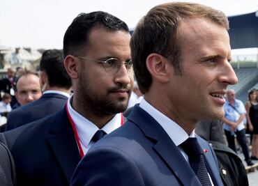 Imputan a ex guardaespaldas de Macron por violencia contra manifestantes