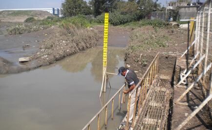 Controlan nivel del agua de la presa El Ángulo en Cuautitlán Izcalli
