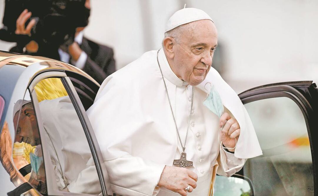 El papa Francisco, el lunes en los jardines del Vaticano. Foto: Filippo Monteforte/ AFP.