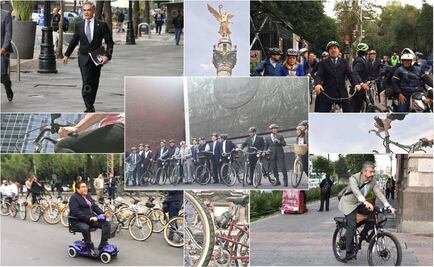 A pie o en bici, políticos se suman al Día Mundial Sin Auto