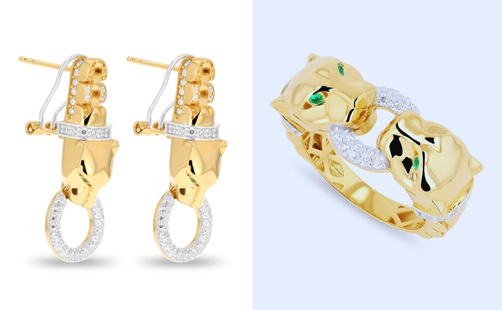 El brillo de las piedras acentúa la elegancia de cada pieza. Foto: Cortesía