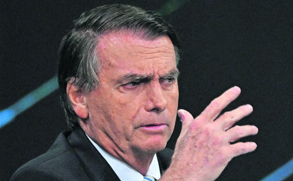 Bolsonaro aseguró que mantiene sus intenciones de ser candidato en las elecciones de 2026. Foto: Nelson Almeida AFP