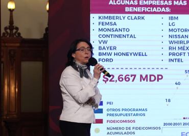 Muestran en "La Mañanera" supuesta red de intereses del Conacyt y CIDE