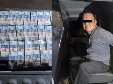 Se le cayeron los billetes: Descubren a empleado de empresa de valores robandose 38 mil pesos en Monterrey