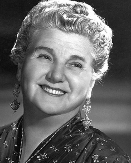 El rostro de Sara García, famoso entre los abuelos del cine mexicano.