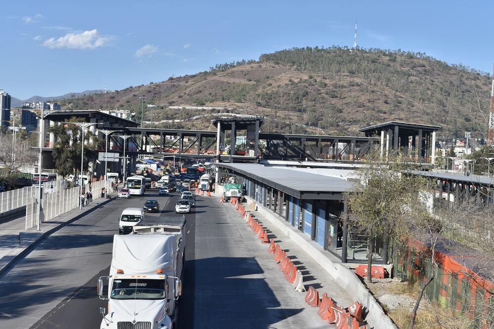 Recorrido para ver las obras del Cetram Indios Verdes en enero del 2024. Foto: Eduardo Castañeda