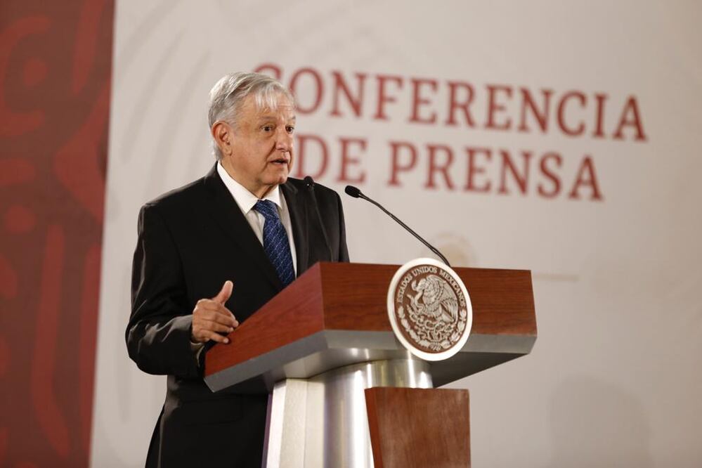 AMLO, e conferencia. Foto: Agustín Salinas / EL UNIVERSAL