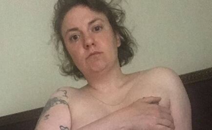 Lena Dunham se desnuda en Instagram y habla de su histerectomía