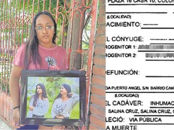 Denuncia familia anomalía en acta de defunción de Abigail Hay; señala que murió "en vía pública" y no en la cárcel