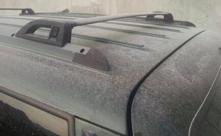 San Pedro Cholula collects 1.5 tons of ash from the Popocatépetl volcano