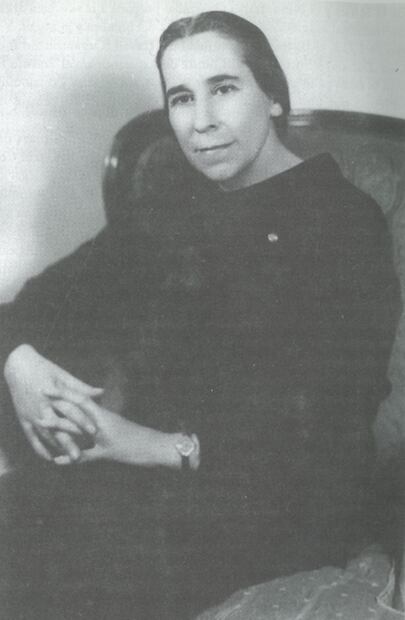 Isabel Oyárzabal, embajadora de la República española, en Suecia (1936). Foto: Archivo personal.