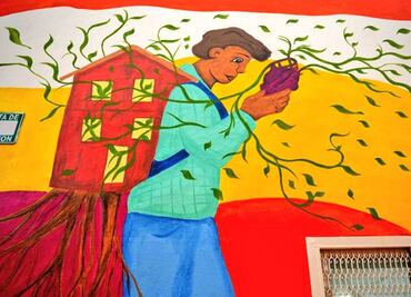 FOTOS Convierten la Estación Migratoria Siglo XXI de Tapachula en “espacio más humano” con murales