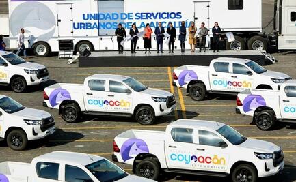 Coyoacán pone en operación nuevas unidades para servicios urbanos