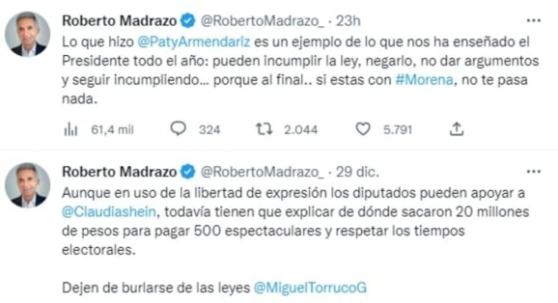Lo que hizo Patricia Armendáriz es un ejemplo de lo que ha enseñado AMLO: Roberto Madrazo