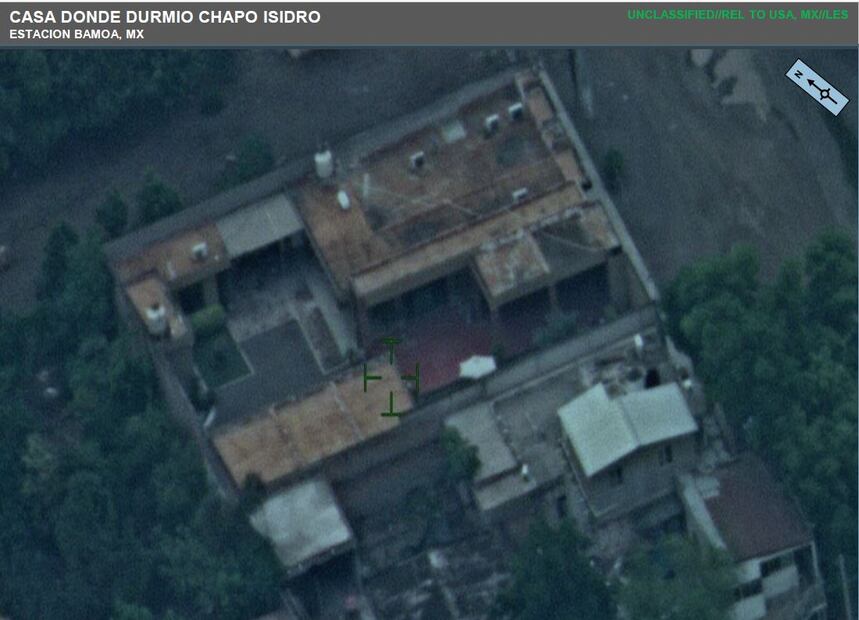 La imagen fue obtenida tras un sobrevuelo realizado por el gobierno de Estados Unidos en coordinación con la Sedena, según documentos internos del Ejército.