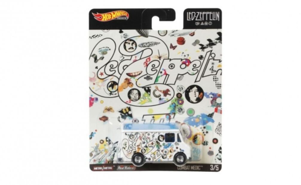 Hot Wheels rinde homenaje a Led Zeppelin con 5 modelos 