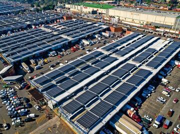 Energía generada por planta solar de la Central de Abasto sería usada en Trolebús y edificios de la zona