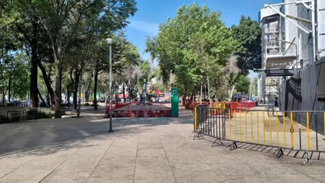Remozarán el parque Luis Pasteur, a un costado del Senado, tras retirar el plantón 420