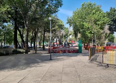Remozarán el parque Luis Pasteur, a un costado del Senado, tras retirar el plantón 420