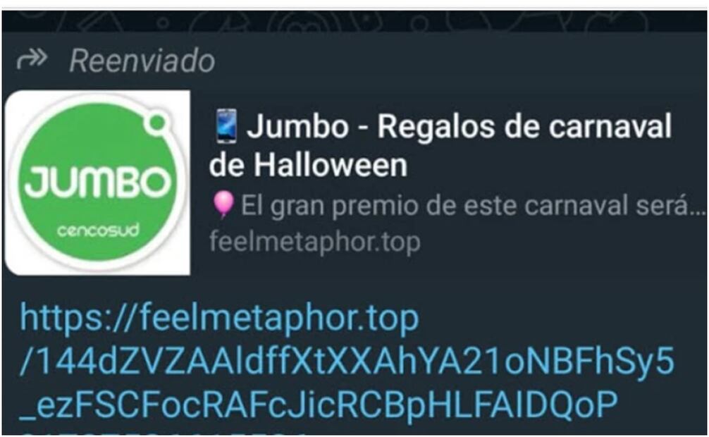 Día de Muertos: Estafa por Whatsapp. Foto: Especial