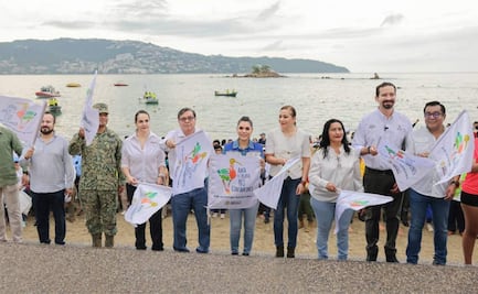 Arranca jornada de limpieza en playas de Acapulco; gobernadora Evelyn Salgado se compromete a cuidar los espacios