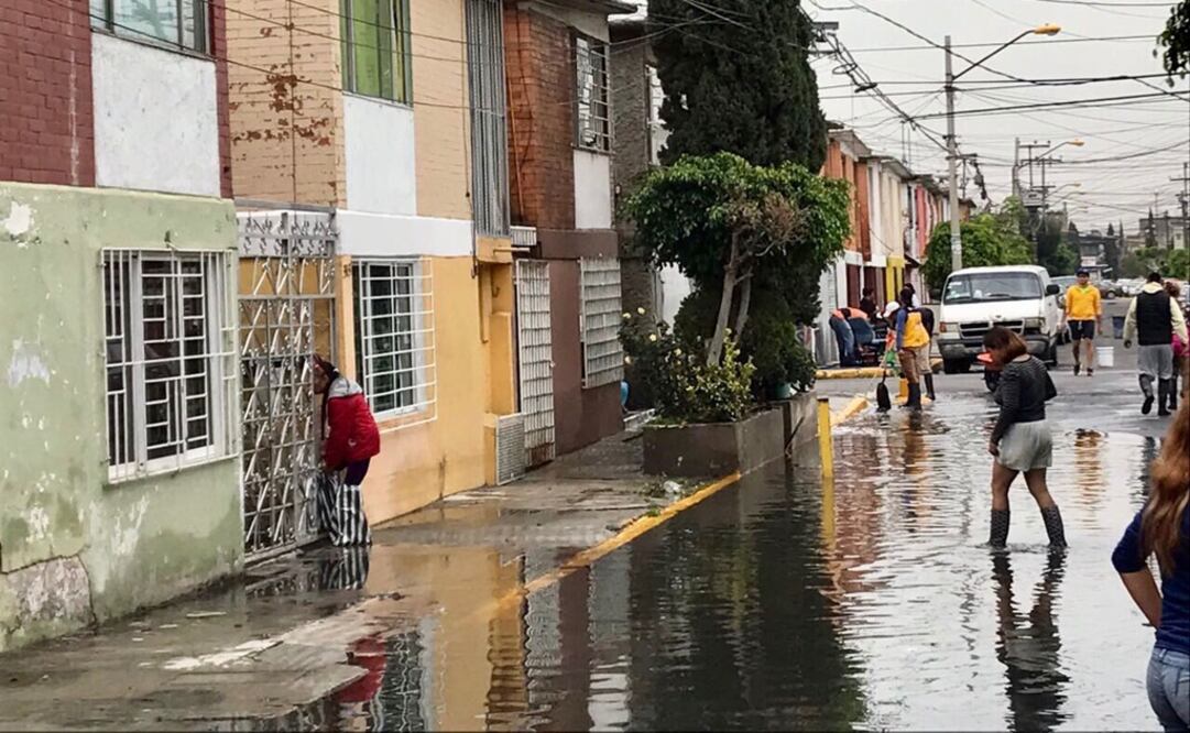 Dejan lluvias más de 3 mil casas damnificadas en Neza